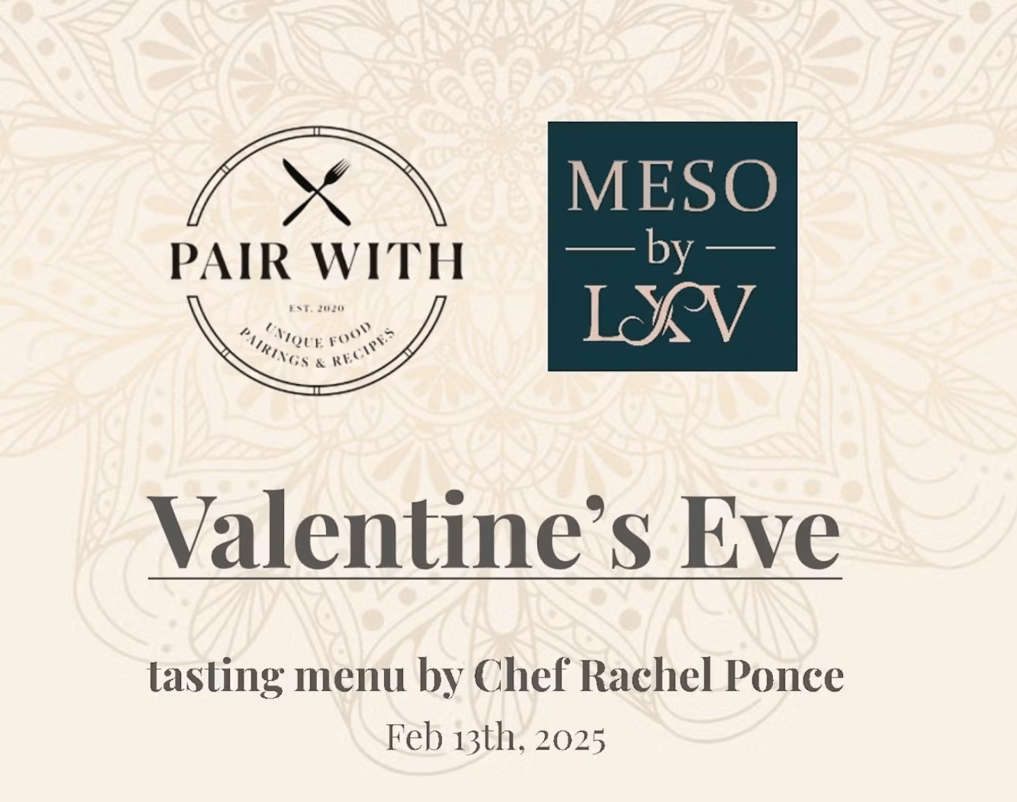 Valentine LXV Pairing Event